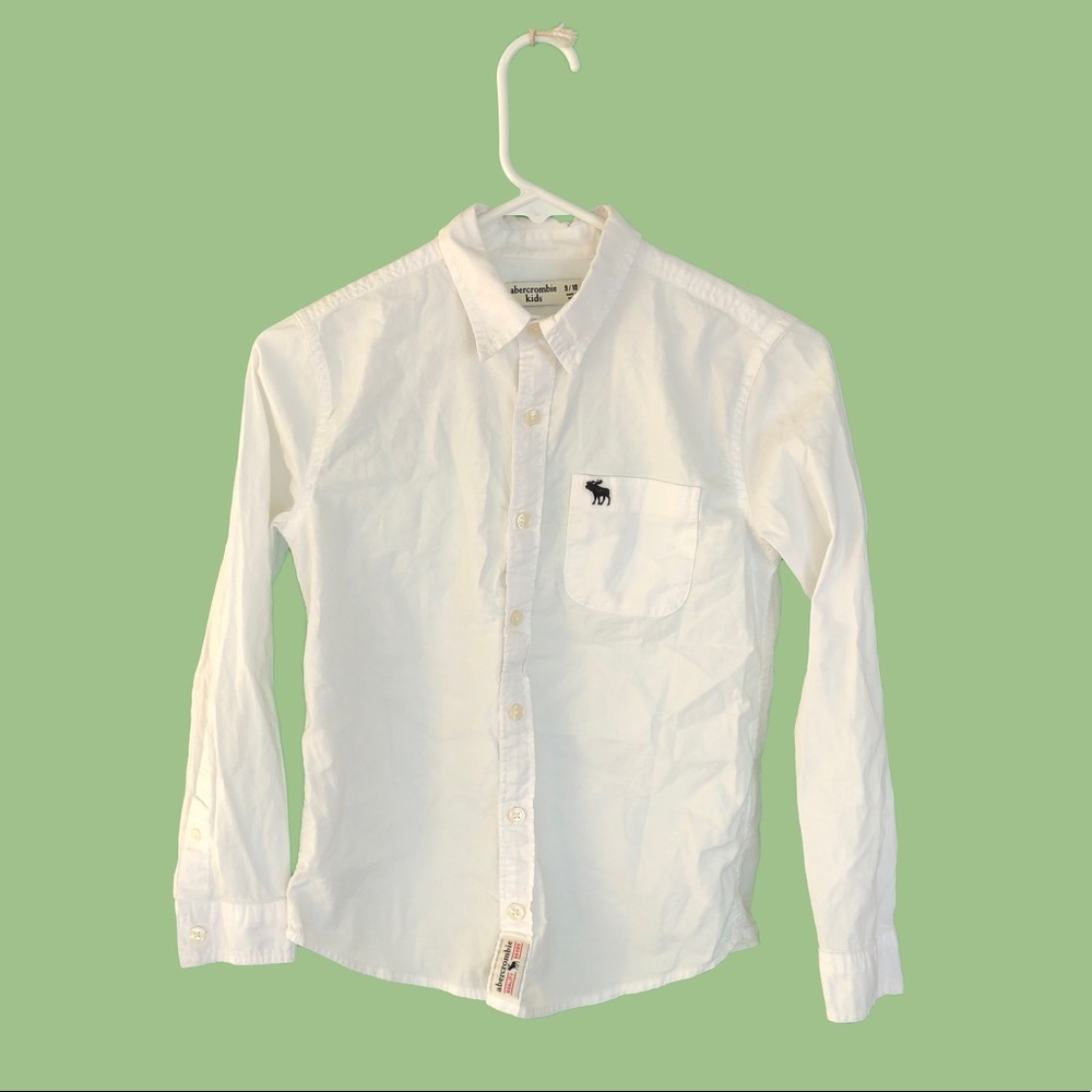 Abercrombie 9/10 boys button-up dress shirt